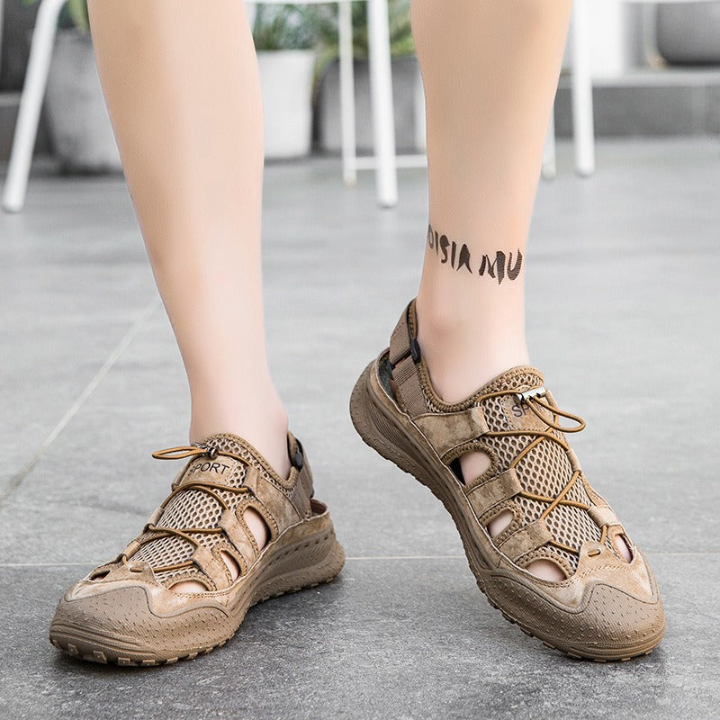 Sandalias para hombre microfibra diseño trekking - Dominik
