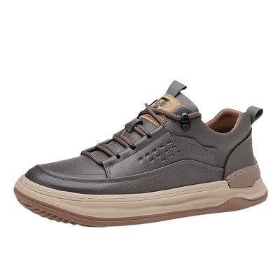 Zapatillas casuales para hombre de cuero sintético con cordones elásticos - Édgar