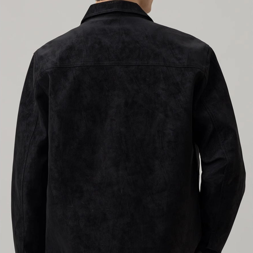 Chaqueta efecto gamuza para hombre - Renan