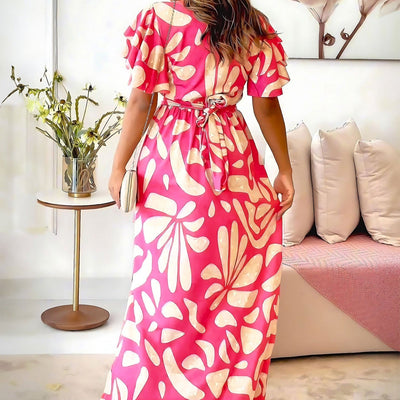 Vestido largo hombros descubiertos mujer - Adara