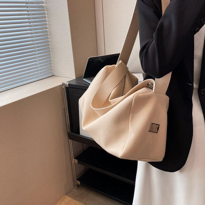Bolso tote para mujer de piel sintética gran capacidad estilo casual - Andrea