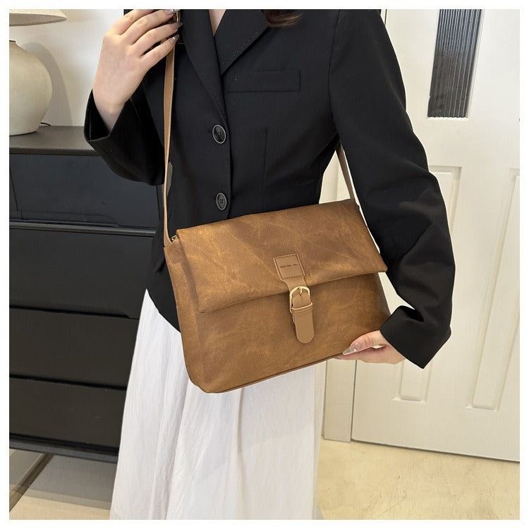Bolso bandolera mujer piel sintética diseño minimalista - Léa