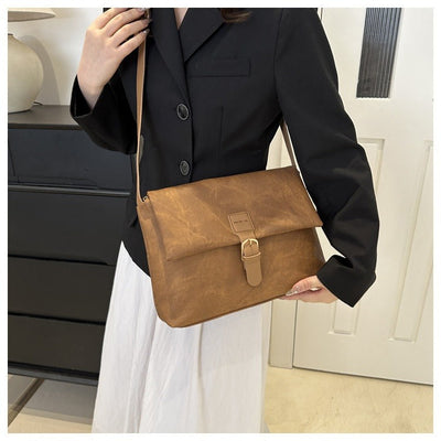 Bolso bandolera mujer piel sintética diseño minimalista - Léa