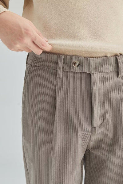 Pantalones hombre pana acanalada corte recto - Eddy