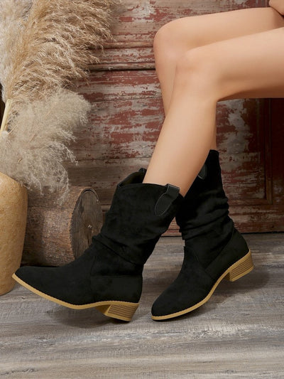 Botas mujer caña media estilo western - July
