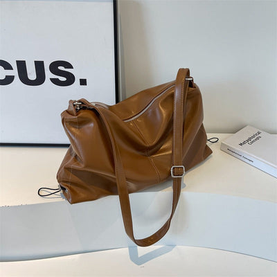 Bolso bandolera para mujer efecto de piel estilo fluido - Léa