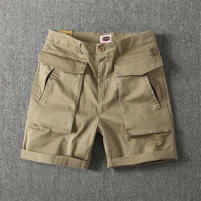 Pantalones cortos para hombre algodón bolsillos cargo estilo casual - Erik