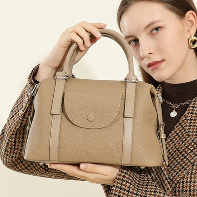 Bolso de mano para mujer de piel sintética diseño estructurado - Renata