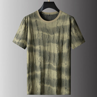 Camiseta estampada efecto desgastado para hombre - Gaspard
