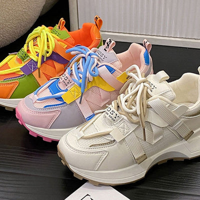 Zapatillas deportivas para mujer con malla transpirable estilo urbano - Dania