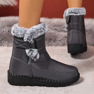 Botas mujer invierno forradas térmicas con suela antideslizante - Lana