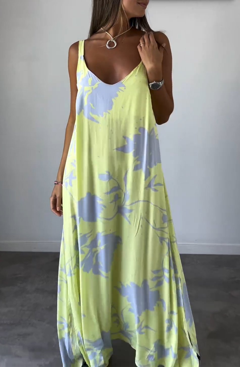 Elynn - Cómodo vestido estampado