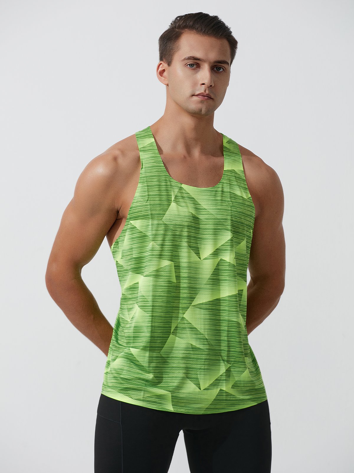 Pro Camiseta Tank Estampado Sin Costuras