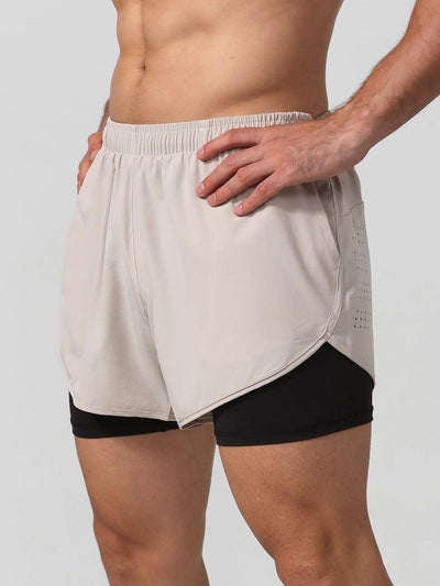 Interval Short 2 en 1 con Forro