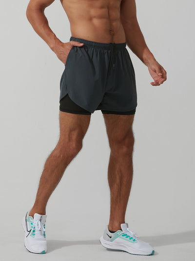 Interval Short 2 en 1 con Forro