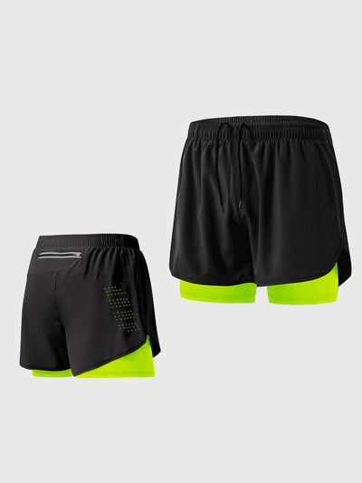 Interval Short 2 en 1 con Forro