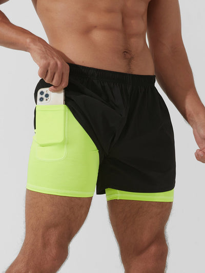 Interval Short 2 en 1 con Forro