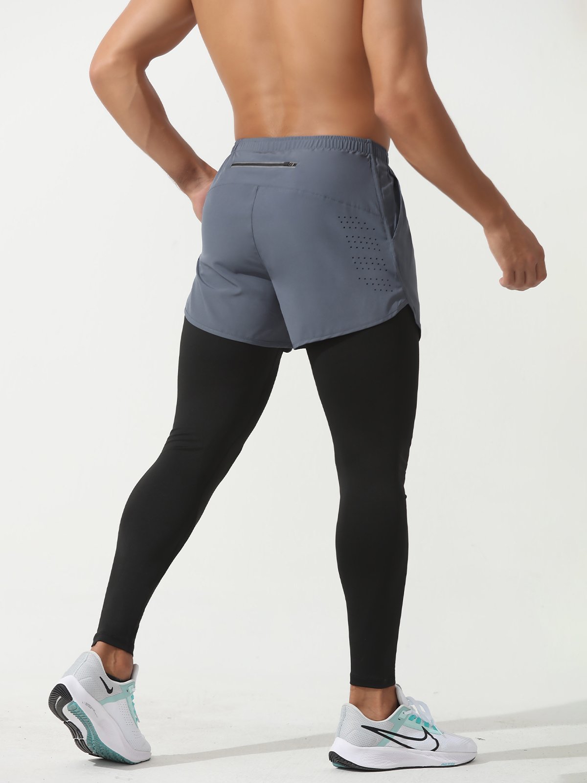 Pantalón Deportivo Short Combinado Intervalo 2 en 1