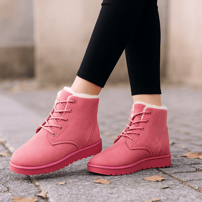 Botas invernales con acabado aterciopelado - Alvine