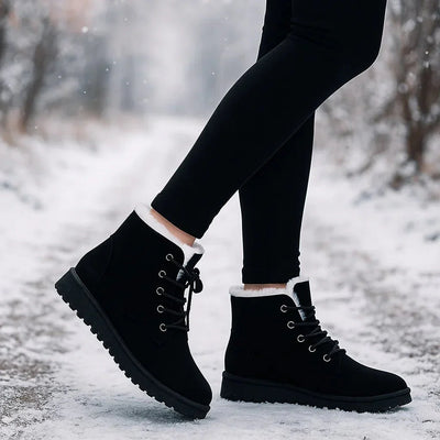 Botas invernales con acabado aterciopelado - Alvine