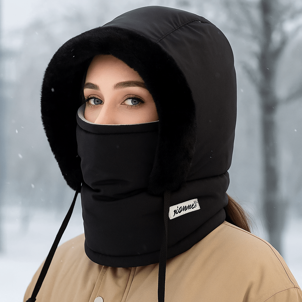 Lämpövuorattu Pipo Täydellisellä Suojalla - EmiyoSuomi - Lämpimät pipot