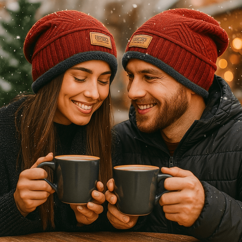 Gorro unisex efecto doble abrigo - Taelion