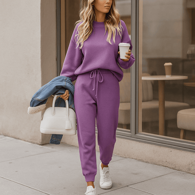 Conjunto para mujer de dos piezas efecto punto - Ameline