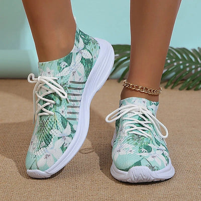 Amelia - Zapatillas de punto estampadas