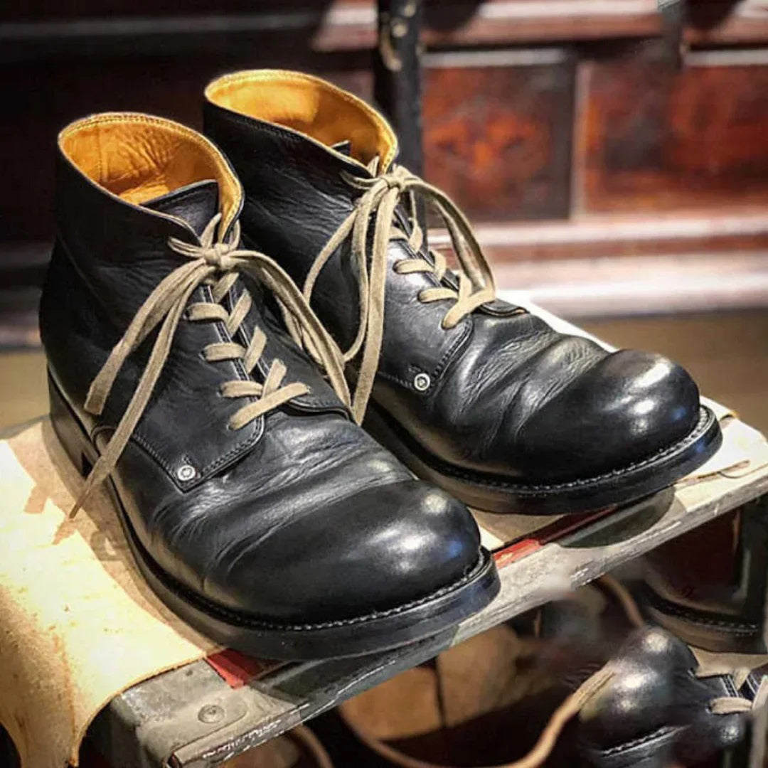 Botas de piel para hombre de gran calidad y durabilidad