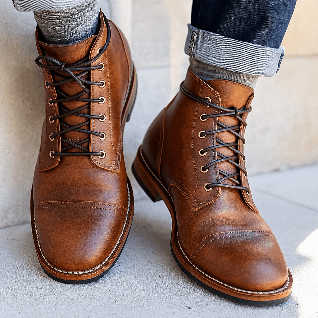 Botas para hombre estilo urbano en material sintético premium - Emerien