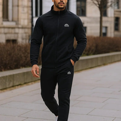 Miesten klassinen collegepuku - korkea kaulus - urheilullinen - mukava - EmiyoSuomi - Verkkapuku