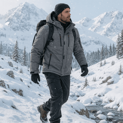 Chaqueta de esquí para hombre térmica y cortaviento - Eryndor