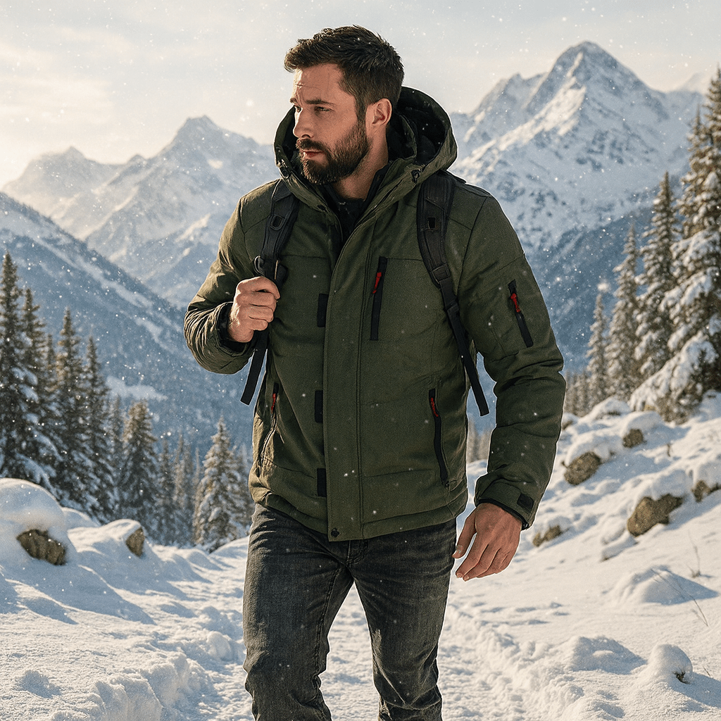 Chaqueta de esquí para hombre térmica y cortaviento - Eryndor