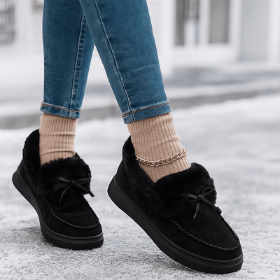 Mocasines para mujer de efecto afelpado - Esmira