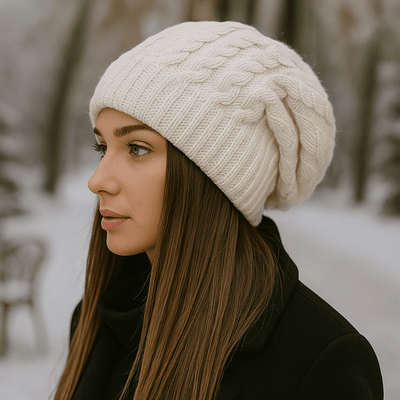 Gorro para mujer efecto punto grueso - Serane