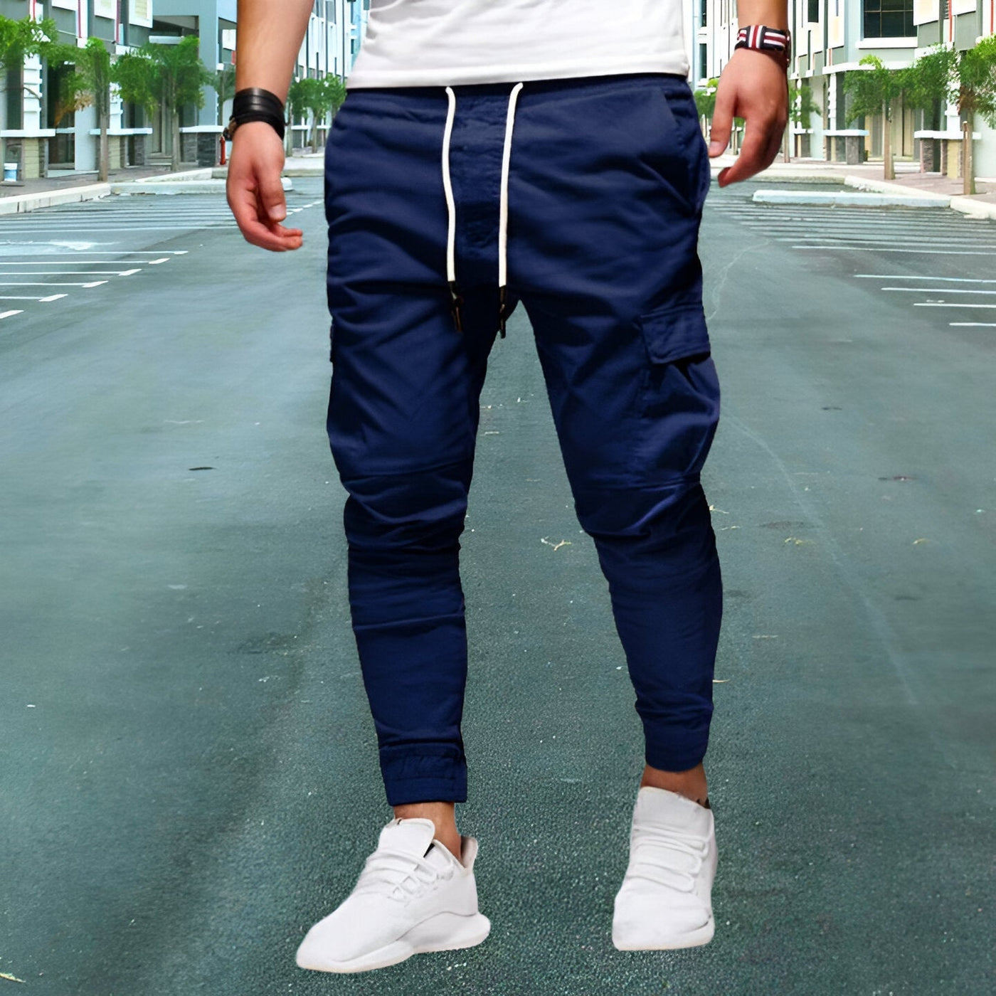 Alli - Pantalones cargo de estilo jogger