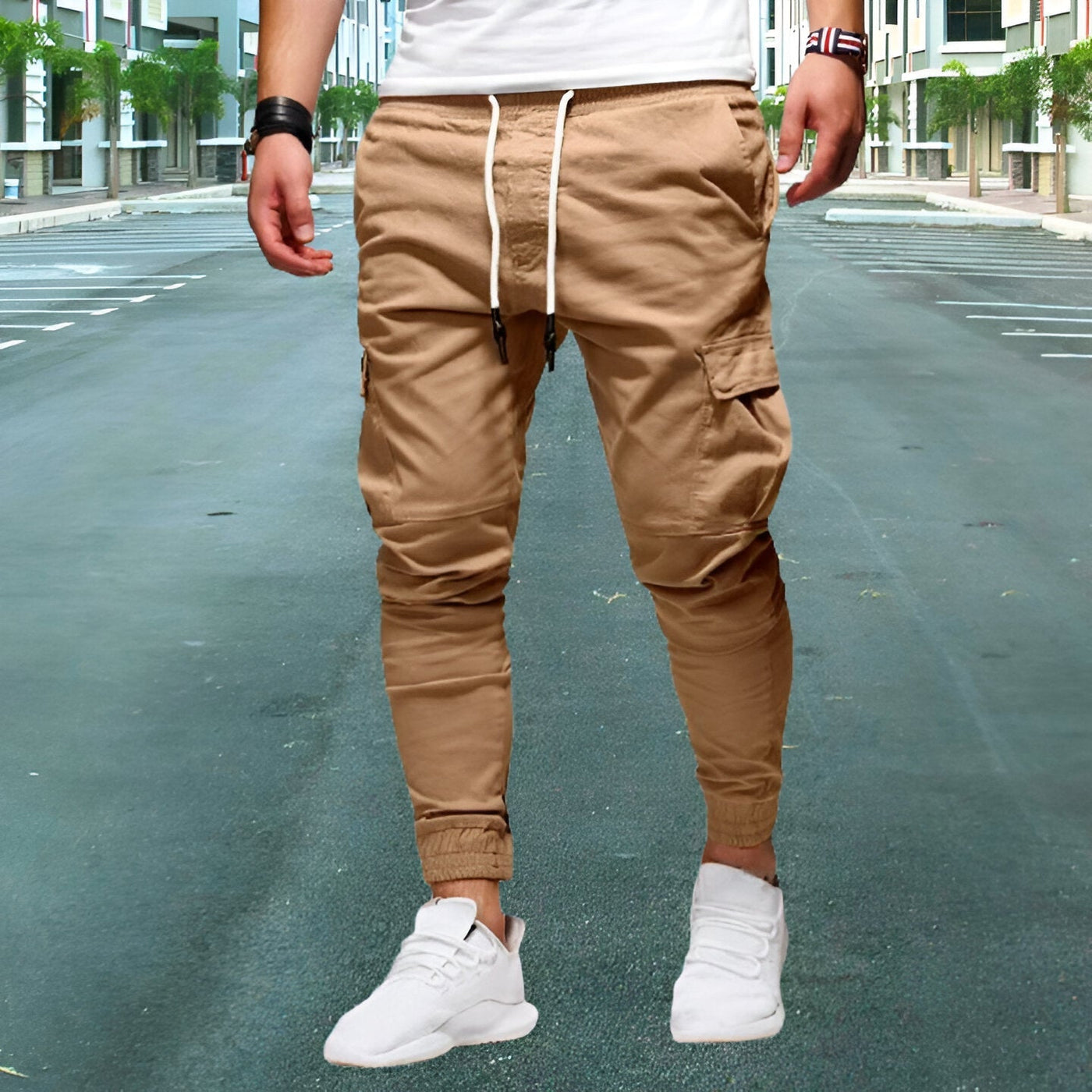 Alli - Pantalones cargo de estilo jogger