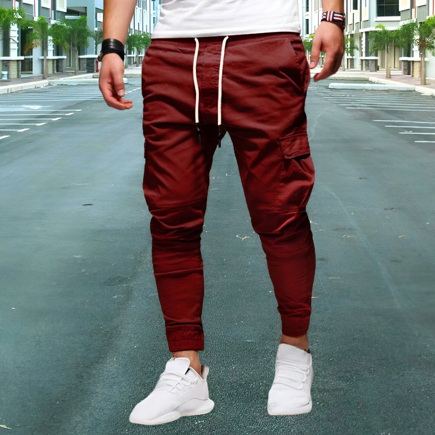 Alli - Pantalones cargo de estilo jogger