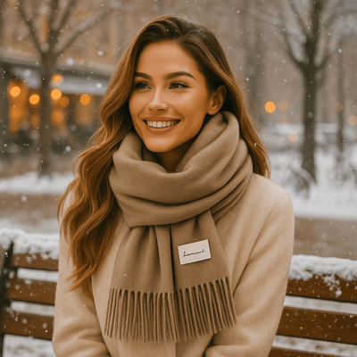 Bufanda para mujer estilo invierno envolvente - Merial