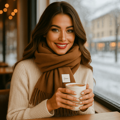 Bufanda para mujer estilo invierno envolvente - Merial