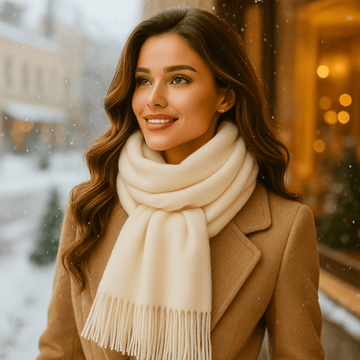 Bufanda para mujer estilo invierno envolvente - Merial