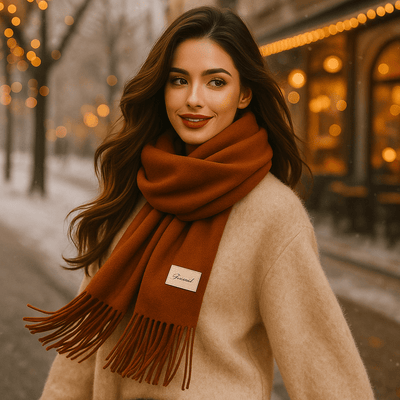 Bufanda para mujer estilo invierno envolvente - Merial