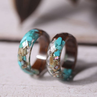 Anillo de madera Marie-Caley Orchidea