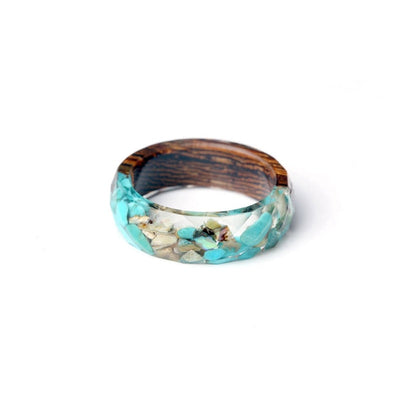 Anillo de madera Marie-Caley Orchidea