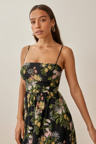 Lara - Vestido midi estampado