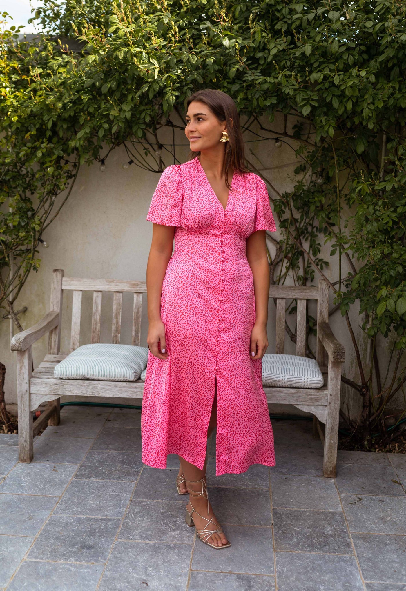 El vestido midi de leopardo - Lois
