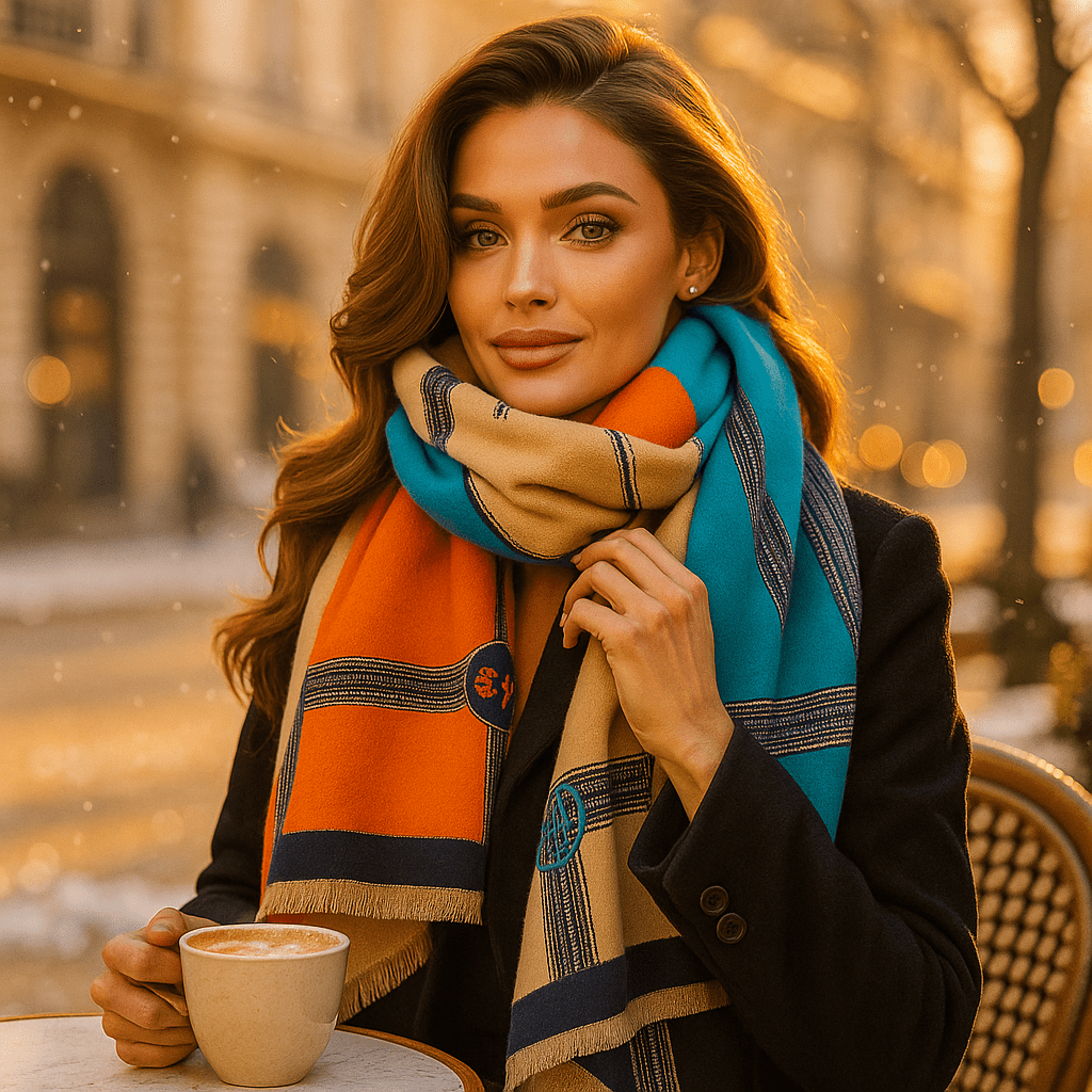 Bufanda para mujer estilo elegante invierno - Valery