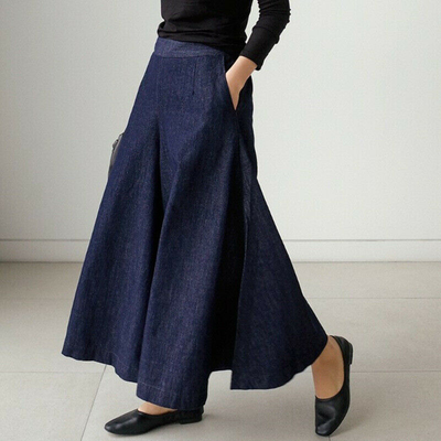 Pantalones de verano para mujer - Pernera ancha - Clásicos