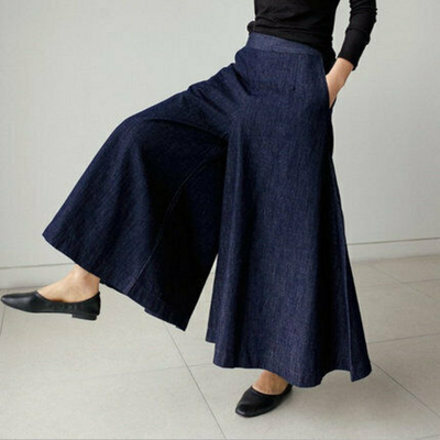 Pantalones de verano para mujer - Pernera ancha - Clásicos