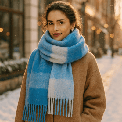 Scarvello – Paksu ja Colorkäs Villahuivi - EmiyoSuomi - Huivit